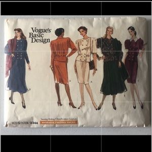 Vogue Pattern Set 2344